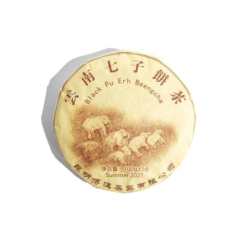 Pu-Erh Black Elephant Beeng Cha - shu (2021)